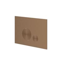 Bedieningspaneel Ivy Flush 2 Ronde Knoppen Flowering 3mm Rvs316 Geborsteld Mat Koper PVD - thumbnail