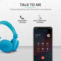 Comi Bluetooth Draadloze Kids Hoofdtelefoon - Blauw - thumbnail