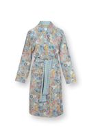 Pip Studio Nisha Kimono Jameela Blauw XS - thumbnail