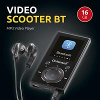 Intenso Video Scooter MP3-speler 16 GB Zwart Bluetooth - thumbnail