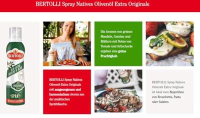 Bertolli - Extra Vergine Olijfolie Spray Originale - 200ml
