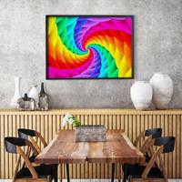 Gradient Rainbow Swirl Puzzel 1000 Stukjes - thumbnail
