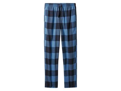 esmara Men Flanellen heren pyjamabroek (Blauw, L)