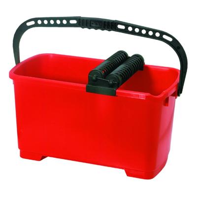 Tegelemmer+rolset+wielen rood 22ltr. Tegelemmer+rolset+wielen rood 22ltr.