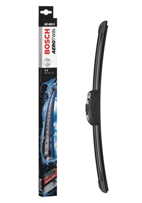 Bosch ruitenwisser Aerotwin AR400U - Lengte: 400 mm - enkele wisser voorzijde AR400U Bosch ruitenwisser Aerotwin AR400U - Lengte: 400 mm - enkele wisser voorzijde AR400U