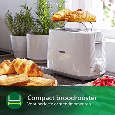Philips Daily Collection Broodrooster met geïntegreerde opzethouder met 8 instellingen - thumbnail