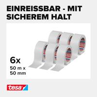 tesa tesapack 4313 04313-00004-00 Pakband tesapack 4313 Wit (l x b) 50 m x 50 mm 6 stuk(s) - thumbnail