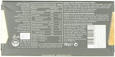 Witte chocolade met rice crispies - 100 gram