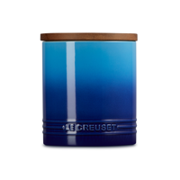 LE CREUSET - Signature - Voorraadpot 1,10l met houten deksel Azure - thumbnail