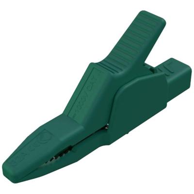 SKS Hirschmann AK 2 B 2540 I gn Veiligheids-krokodilklem Steekaansluiting 4 mm CAT II 1000 V Groen SKS Hirschmann AK 2 B 2540 I gn Veiligheids-krokodilklem Steekaansluiting 4 mm CAT II 1000 V Groen