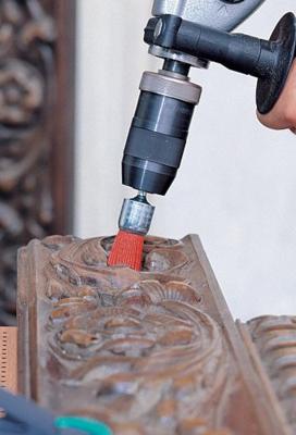 Wolfcraft Nylon-penseelborstel | Rood | 6-kant schacht | Ø25mm | 1 stuk - 1510000 Wolfcraft Nylon-penseelborstel | Rood | 6-kant schacht | Ø25mm | 1 stuk - 1510000