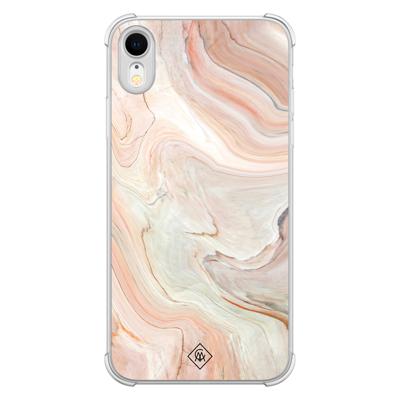 iPhone XR shockproof hoesje - Marmer waves iPhone XR shockproof hoesje - Marmer waves
