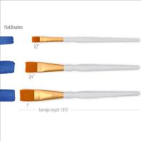 FolkArt • brown nylon brush set 3pcs - thumbnail
