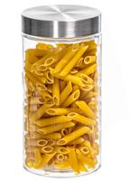 Sareva Voorraadpot - Glas / Kunststof deksel - ø 11.5 cm / 1.7 liter - thumbnail