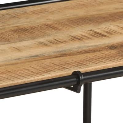 Tv-meubel 100x42x40 cm massief ruw mangohout