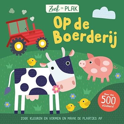 Lantaarn Publishers Zoek en plak - op de boerderij stickerboek