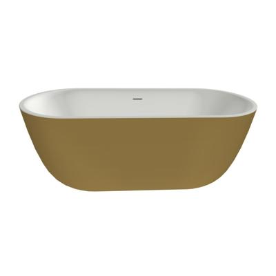 XenZ Vrijstaand Bad Humberto 170x72x63 cm Solid Surface Goud XenZ Vrijstaand Bad Humberto 170x72x63 cm Solid Surface Goud