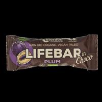 Lifefood Lifebar Inchoco pruimen bio raw 40 Gram - thumbnail
