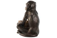 Decoratieve figuren Home ESPRIT Gouden Donkerbruin Aap 40 x 37 x 50 cm - thumbnail