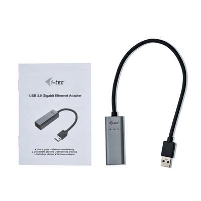 i-tec USB 3.0 Metal Gigabit Ethernet Adapter i-tec USB 3.0 Metal Gigabit Ethernet Adapter