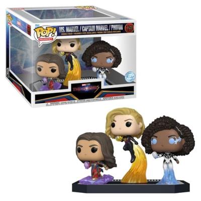 The Marvels Funko Pop Vinyl: Captain Marvel / Ms. Marvel / Photon