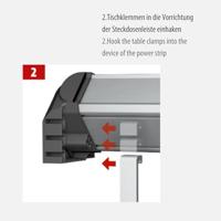 Brennenstuhl 1990500010 Bevestigingsset tafelplaat Spanbereik 16 tot 60 mm 2 stuk(s) - thumbnail