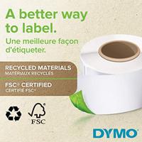 DYMO S0929100 Rol met etiketten 89 x 51 mm Papier Wit 300 stuk(s) Niet hechtend Etiketten voor afspraakkaartjes, Visitekaartjes - thumbnail