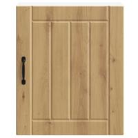 Keukenbovenkast Lucca bewerkt hout artisanaal eikenkleur - thumbnail