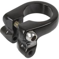 M-Wave zadelpenklem m6 inbus 31.8 mm zwart met extra bevestigingspunt - thumbnail