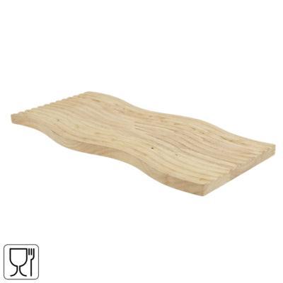 Gusta serveerplank golf beuken 39 cm | 8 stuks