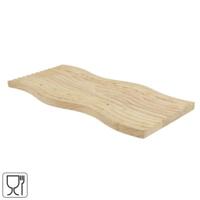 Gusta serveerplank golf beuken 39 cm | 8 stuks - thumbnail