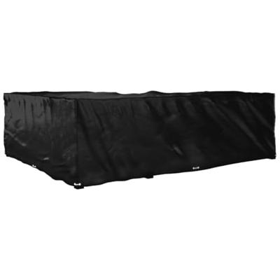 Tuinmeubelhoezen met 16 oogjes L-vormig 260x210x80 cm