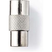Coaxadapter | IEC (Coax) Male - IEC (Coax) Female | Metaal - thumbnail