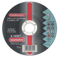 Metabo 616501000 Doorslijpschijf gebogen 125 mm 25 stuk(s) RVS - thumbnail