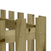 Plantenbak verhoogd hekontwerp 200x50x70 cm gempregneerd hout - thumbnail