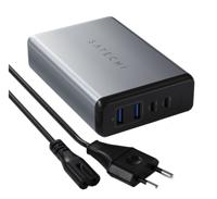 SATECHI 108W USB-C PD Desktop Oplader - 2 USB-C PD & 2 USB-A Poorten - Voor M2/ M1 Macbook Pro/Air, M2/ M1 iPad Pro/Air, iPhone 14 Pro Max/14 Pro/14 Plus (Vs), iPhone 15 Pro Max/15 Pro/15/15 Plus - thumbnail