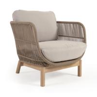 Kave Home Fauteuil 'Catalina' kleur Beige - thumbnail