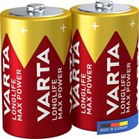 Varta Longlife Max Power D 2-pack Batterijen - thumbnail