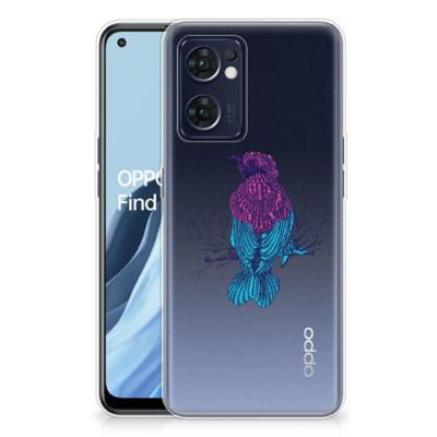 OPPO Reno 7 5G | Find X5 Lite Telefoonhoesje met Naam Merel OPPO Reno 7 5G | Find X5 Lite Telefoonhoesje met Naam Merel