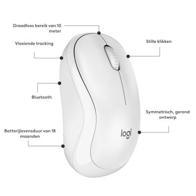 Logitech M240 muis wit - thumbnail