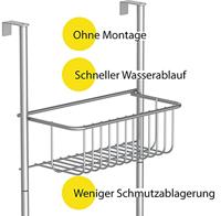 EISL wandrek 30,5x13x62 cm matzilverkleurig - thumbnail