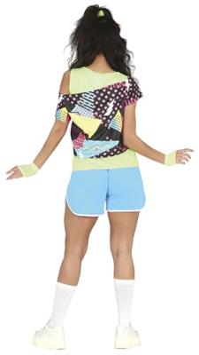80&apos;s Gymnast Dames Kostuum
