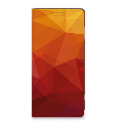 Stand Case voor Motorola Moto G24 | G04 | G24 Power Polygon Red Stand Case voor Motorola Moto G24 | G04 | G24 Power Polygon Red