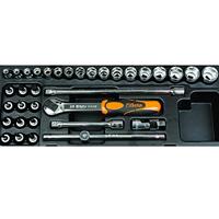 Beta Doppendoos met 17 dopsleutels, 12 schroevendraaier-doppen en 5 toebehoren 910A/C29 - 009100944 - thumbnail