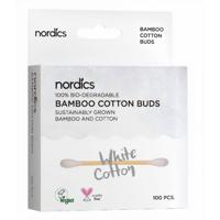Nordics Bamboe wattenstaafjes (100 st) - thumbnail