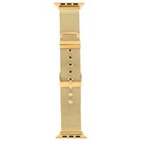 Milanese met gesp bandje - Goud - Geschikt voor Apple Watch 38mm / 40mm / 41mm / 42mm - thumbnail