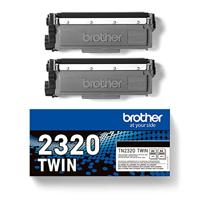 Brother TN-2320TWIN tonercartridge 1 stuk(s) Origineel Zwart - thumbnail