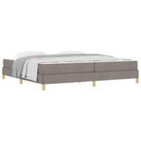 Boxspring bed Taupe en Bruin 200 x 200 cm - thumbnail