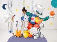 Zilveren Glossy Ballonnen 30cm (50st) - thumbnail