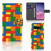 Samsung Galaxy S10 | Telefoon Hoesje | Blokken - thumbnail